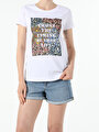 thumb-Afficher les détails de T-shirt À Manches Courtes Blanc Regular Fit  Femme