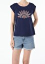 thumb-Afficher les détails de T-shirt À Manches Courtes Marine Regular Fit  Femme