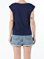 thumb-Afficher les détails de T-shirt À Manches Courtes Marine Regular Fit  Femme