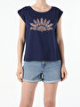 thumb-Afficher les détails de T-shirt À Manches Courtes Marine Regular Fit  Femme