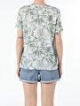 thumb-Afficher les détails de T-shirt À Manches Courtes Vert Regular Fit  Femme