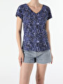 thumb-Afficher les détails de T-shirt À Manches Courtes Marine Regular Fit  Femme