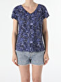 thumb-Afficher les détails de T-shirt À Manches Courtes Marine Regular Fit  Femme