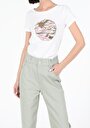 thumb-Afficher les détails de T-shirt À Manches Courtes Blanc Regular Fit  Femme