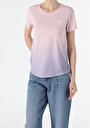 thumb-Afficher les détails de T-shirt À Manches Courtes Rose Regular Fit  Femme