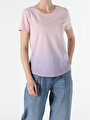 thumb-Afficher les détails de T-shirt À Manches Courtes Rose Regular Fit  Femme