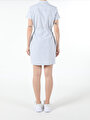 thumb-Afficher les détails de Robe Bleu Regular Fit    Femme