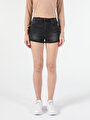 thumb-Afficher les détails de Short Bleu Super Slim Fit Femme