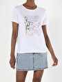 thumb-Afficher les détails de T-shirt À Manches Courtes Blanc Regular Fit  Femme