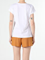thumb-Afficher les détails de T-shirt À Manches Courtes Blanc Regular Fit  Femme