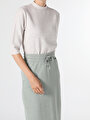 thumb-Afficher les détails de T-shirt À Manches Longues Beige Regular Fit  Femme