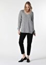 thumb-Afficher les détails de Pull Gris Regular Fit   Femme