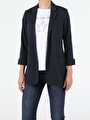 thumb-Afficher les détails de Veste De Blazer Marine Regular Fit   Femme