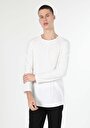 thumb-Afficher les détails de T-shirt À Manches Longues Blanc Regular Fit  Homme