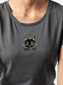 thumb-Afficher les détails de T-shirt À Manches Courtes Anthracite Regular Fit  Femme