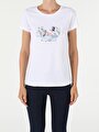 thumb-Afficher les détails de T-shirt À Manches Courtes Blanc Regular Fit  Femme