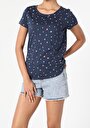 thumb-Afficher les détails de T-shirt À Manches Courtes Marine Regular Fit  Femme
