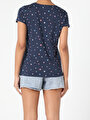 thumb-Afficher les détails de T-shirt À Manches Courtes Marine Regular Fit  Femme