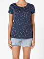 thumb-Afficher les détails de T-shirt À Manches Courtes Marine Regular Fit  Femme