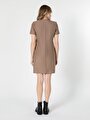 thumb-Afficher les détails de Robe Beige Regular Fit    Femme