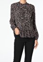 thumb-Afficher les détails de Chemisier À Manches Longues Multicolou Regular Fit Femme