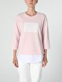 thumb-Afficher les détails de T-shirt À Manches Longues Rose Regular Fit  Femme