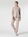 thumb-Afficher les détails de T-shirt À Manches Longues Beige Regular Fit  Femme