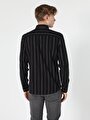 thumb-Afficher les détails de Chemise À Manches Longues Anthracite Slim Fit   Homme