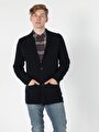 thumb-Afficher les détails de Cardigan Tricot Marine Slim Fit Homme