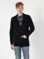 thumb-Afficher les détails de Cardigan Tricot Marine Slim Fit Homme
