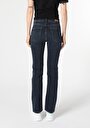 thumb-Afficher les détails de 792 Mila Pantalon Bleu Foncé Straight Leg  En  Regular Fit Femme