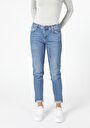 thumb-Afficher les détails de 893 Julia Pantalon Denim Tapered Leg  En  Boyfriend Fit Femme