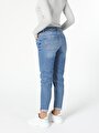 thumb-Afficher les détails de 893 Julia Pantalon Denim Tapered Leg  En  Boyfriend Fit Femme