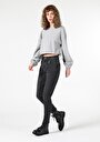 thumb-Afficher les détails de 893 Julia Pantalon Bleu Tapered Leg  En  Boyfriend Fit Femme