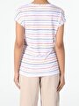 thumb-Afficher les détails de T-shirt À Manches Courtes Multicolou Regular Fit  Femme