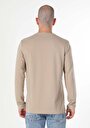 thumb-Afficher les détails de T-shirt À Manches Longues Beige Regular Fit  Homme