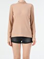 thumb-Afficher les détails de T-shirt À Manches Longues Beige Slim Fit  Femme