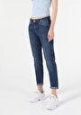 thumb-Afficher les détails de 893 Julia Pantalon Denim Tapered Leg  En  Boyfriend Fit Femme
