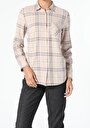 thumb-Afficher les détails de Chemise À Manches Longues Beige Regular Fit   Femme