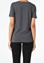 thumb-Afficher les détails de T-shirt À Manches Courtes Anthracite Regular Fit  Femme
