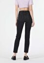 thumb-Afficher les détails de 703 Carla Pantalon Noir Straight Leg  En  Slim Fit Femme