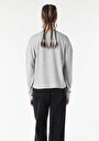 thumb-Afficher les détails de T-shirt À Manches Longues Gris Comfort Fit  Femme