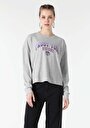 thumb-Afficher les détails de T-shirt À Manches Longues Gris Comfort Fit  Femme