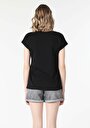 thumb-Afficher les détails de T-shirt À Manches Courtes Noir Regular Fit  Femme
