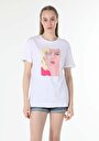 thumb-Afficher les détails de T-shirt À Manches Courtes Blanc Comfort Fit  Femme