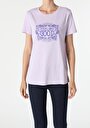 thumb-Afficher les détails de T-shirt À Manches Courtes Violet Regular Fit  Femme