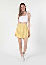 thumb-Afficher les détails de Jupe Jaune Mini    Femme