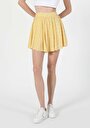 thumb-Afficher les détails de Jupe Jaune Mini    Femme