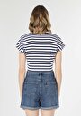 thumb-Afficher les détails de T-shirt À Manches Courtes Marine Regular Fit  Femme