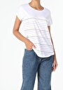 thumb-Afficher les détails de T-shirt À Manches Courtes Blanc Regular Fit  Femme